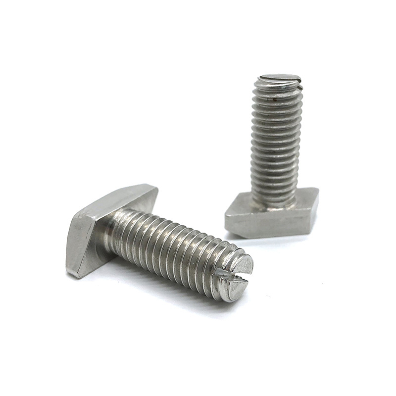 T Slot Drop-in Sliding Bolts with T Shaped Head for Hardware